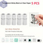 Mini Printer Paper Transparent Thermal Sticker Paper scrapbook Self-adhesive Printer Paper Printer For Photos Notes For peripage - PST PS Tradings