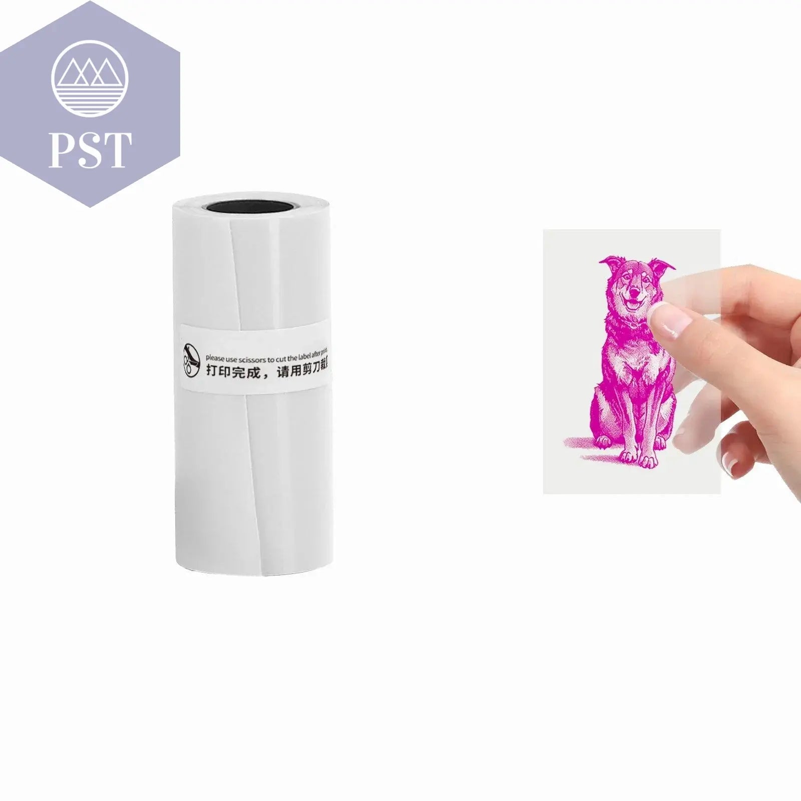 Mini Printer Paper Transparent Thermal Sticker Paper scrapbook Self-adhesive Printer Paper Printer For Photos Notes For peripage - PST PS Tradings