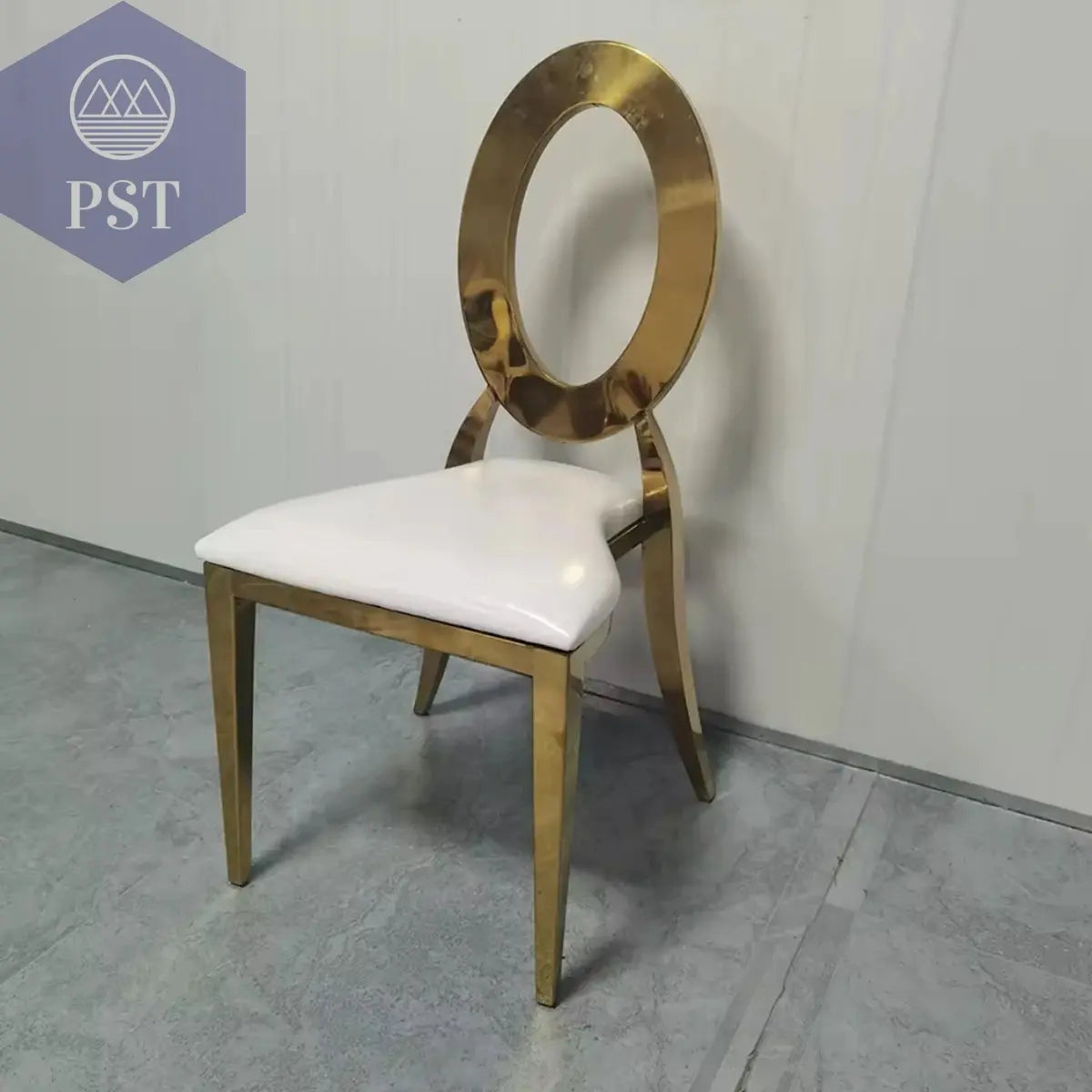 Moderne Esstisch und Stuhl Set Stühle Weiß Gold PST PS Tradings Möbel PST PS Tradings 18pcs-gold PST PS Tradings