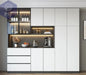 Moderne Wohnzimmerschrank mit Glastüren PST PS Tradings  PST PS Tradings 220x40x220cm-M PST PS Tradings