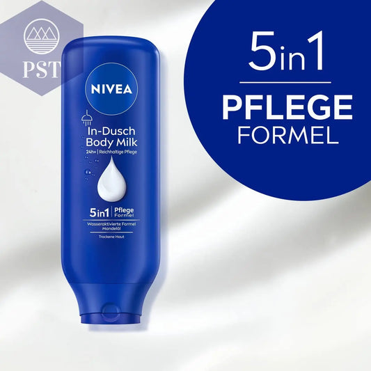 NIVEA In-Dusch Body Milk 400ml Creme 5In1 Body Lotion Feuchtigkeit PST PS Tradings  PST PS Tradings  PST PS Tradings