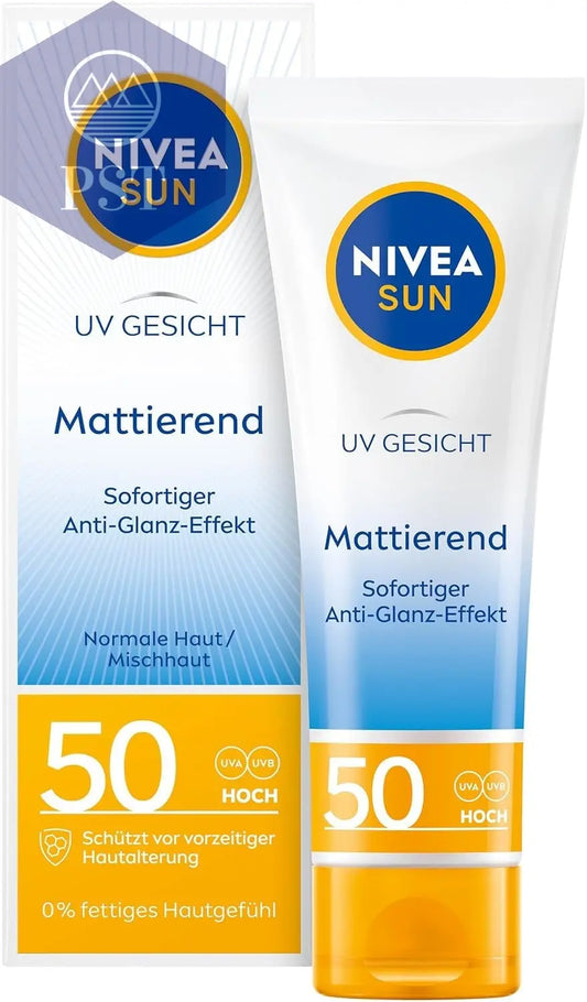 NIVEA SUN UV Sonnenschutz LSF 50 50ml Sonnencreme Sonnenmilch Gesicht PST PS Tradings  PST PS Tradings 50-Ml-1Er-Pack-Lsf-50 PST PS Tradings