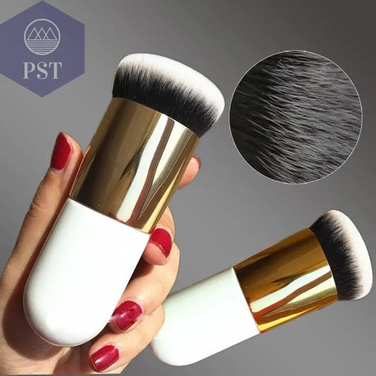 New Chubby Pier Foundation Brush Flat Cream Makeup Brushes Professional Cosmetic Make-up Brush - PST PS Tradings