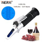 New Portable 3 In 1 Hand Held Grape & Alcohol Wine Refractometer (Brix, Baume and W25V/V Scales)       PST PS Tradings