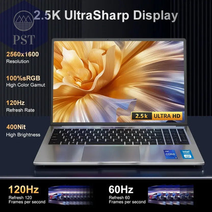 Ninkear N16 Pro Laptop 32GB 1TB 12.  I9-12900Hk 16 Zoll 2K 120Hz IPS 2,5K Ips Gaming Laptop Mobile Computer 63,52 Wh Fingerabdruck Entsperren Notebook PST PS Tradings  PST PS Tradings  PST PS Tradings