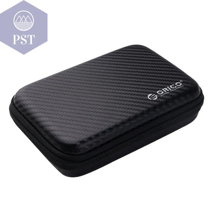 ORICO 2.5 Hard Disk Case Portable HDD Protection Bag for External 2.5 inch Hard Drive/Earphone/U Disk Hard Disk Drive Case Black - PST PS Tradings