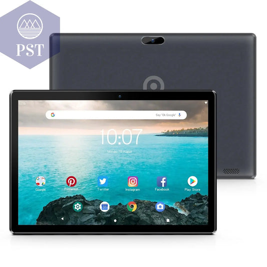 PRITOM 10 Inch Tablet PC with SIM Slot Android 13 64 GB Quad Core Touch Screen Wifi GPS Support 3G Phone Call PST PS Tradings tablet PST PS Tradings Dark-Grey-Eu PST PS Tradings PRITOM 10 Inch Tablet PC with SIM Slot Android 13 64 GB Quad Core Touch Screen Wifi GPS Support 3G Phone Call tablet
