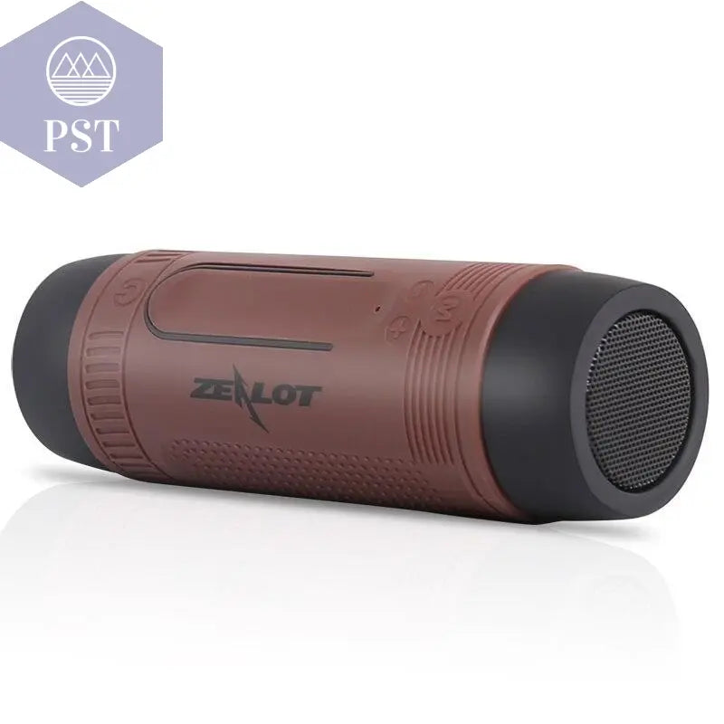 Portable Wireless Speaker with Flashlight      China-Brown PST PS Tradings