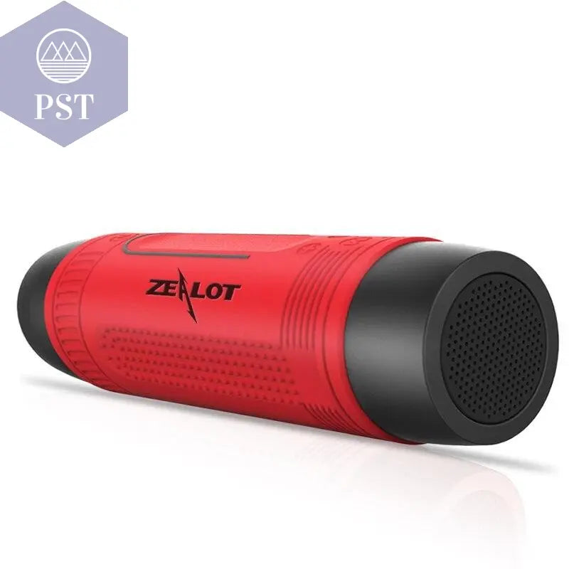 Portable Wireless Speaker with Flashlight      China-Red PST PS Tradings