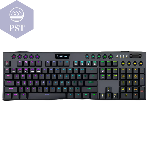 Redragon K618 RGB Wireless Gaming Tastatur PST PS Tradings  Red Switch Redragon K618 RGB Wireless Gaming Tastatur