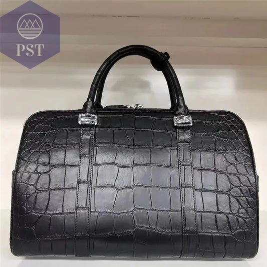 Reisetasche Stylishes Krokodil-Muster Herren Gepäck PST PS Tradings Taschen PST PS Tradings  PST PS Tradings Reisetasche Stylishes Krokodil-Muster Herren Gepäck Taschen