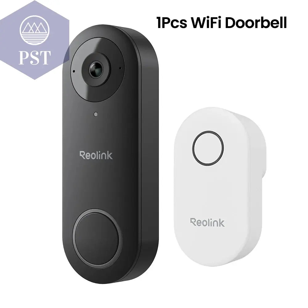 Reolink 2K+ Video-Türklingel, Smart Home, Video-Gegensprechanlage, Menschenerkennung, Unterstützt Alexa-Türklingel Mit Glockenspiel, WLAN Oder Poe-Optionen PST PS Tradings  PST PS Tradings Wifi-Doorbell-175_201447604-Eu-Stecker-175_2014476 PST PS Tradings