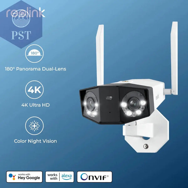 Reolink Duo 2 4K Sicherheitskamera mit Dual-Kamera 180° Sicht PST PS Tradings Sicherheitskamera PST PS Tradings  PST PS Tradings Reolink Duo 2 4K Sicherheitskamera mit Dual-Kamera 180° Sicht Sicherheitskamera