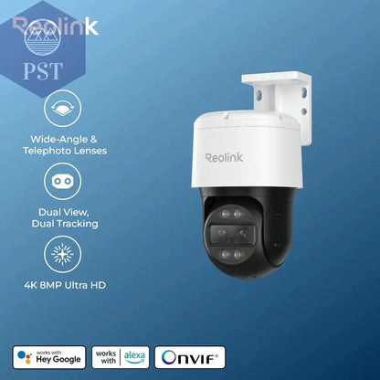 Reolink Trackmix Serie Poe Und Wifi Kamera 4K Dual Objektiv PTZ Auto Tracking Outdoor Haustier Auto Menschenerkennung 8MP IP Sicherheit Kamera PST PS Tradings  PST PS Tradings  PST PS Tradings Reolink Trackmix Serie Poe Und Wifi Kamera 4K Dual Objektiv PTZ Auto Tracking Outdoor Haustier Auto Menschenerkennung 8MP IP Sicherheit Kamera