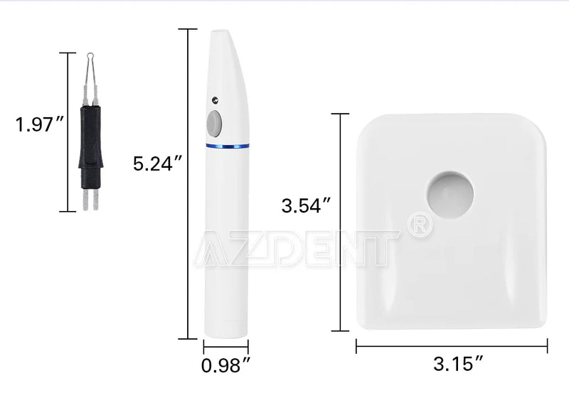 AZDENT Dental Endo Gutta Zahnaufhellung Mundhygiene Dentalgeräte Zahnfleischschneider Dental Cuttapercha mit 4 Spitzen