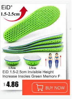 EiD Silicon Gel Insoles Foot Care for Plantar Fasciitis orthopedic Massaging Shoe Inserts Shock Absorption Shoe pad Unisex