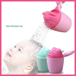 Cute Cartoon Shampoo Cup For Babies Wash Hair Shampoo Cup Baby Spoon Shower Bath Water Swim Head Watering Bottle Bath Product - PST PS Tradings