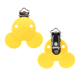 2PCS Lofca Silicone Clips Round Shaped Baby Pacifier Round Clips BPA Free DIY Pacifier for Chain Nursing Teething - PST PS Tradings