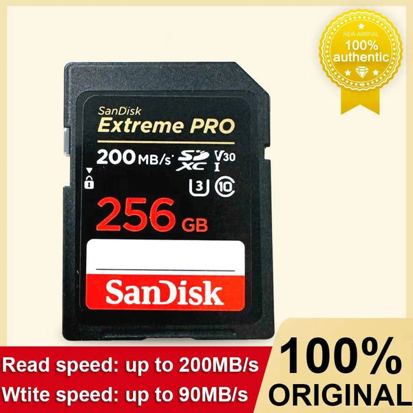 SanDisk Extreme PRO Memory Card SD card 64GB 512GB 128GB 256gb 32gb Memory Card U3 4k High Speed Class 10 170MB/s V30 for camera - Property & Safety Tradings