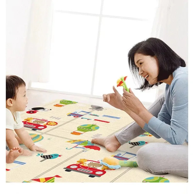 Foldable Lightweight Baby Play Mat, Waterproof Soft Cushion Portable Activity Mat, Non-slip Thick One-piece Foam Crawling Mat - PST PS Tradings