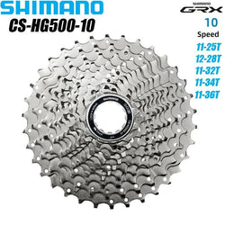 Shimano CS HG500 10 Speed Road Bicycle Cassette Sprocket For 10s 10v 12-28T 11-25/32T/34T 36T Freewheel Road Bike Accessories - Property & Safety Tradings