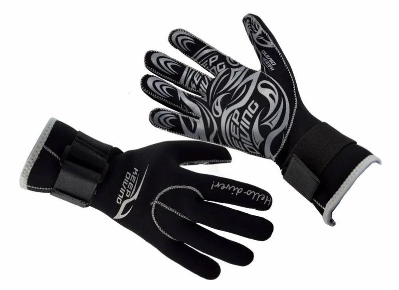 KEEP DIVING 3MM Genuine Neoprene Gloves Anti Scratch and Keep Warm for Scuba Diving Winter Swim Spearfishing Kayaking Surfing - PST PS Tradings