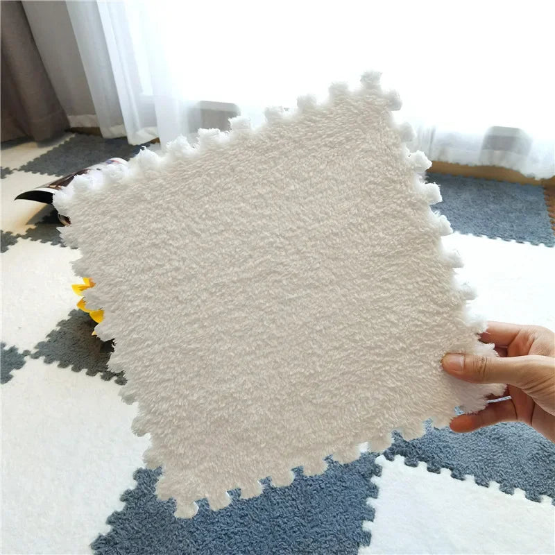 20pcs Soft Floor Mat for Kids, Stain Resistant Living Room Rug, Interlocking Puzzle Mat for Baby Crawling, Bedroom Carpet