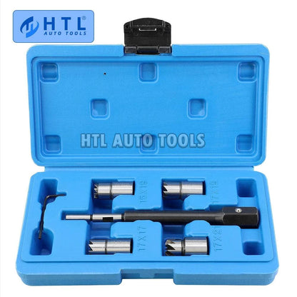 5PC Diesel Injector Seat Cutter Remover Removal Tool Kit For Delphi Bosch BMW Merc CRD PSA Ford Fiat Peugeot Cutter Cleaner tool - PST PS Tradings