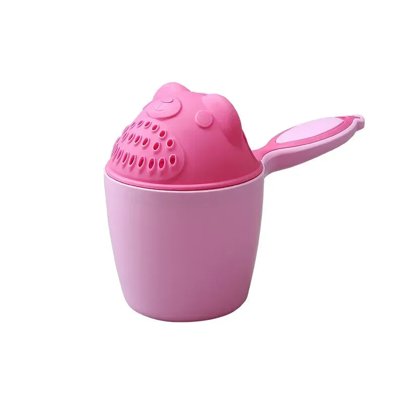 Cute Cartoon Shampoo Cup For Babies Wash Hair Shampoo Cup Baby Spoon Shower Bath Water Swim Head Watering Bottle Bath Product - PST PS Tradings