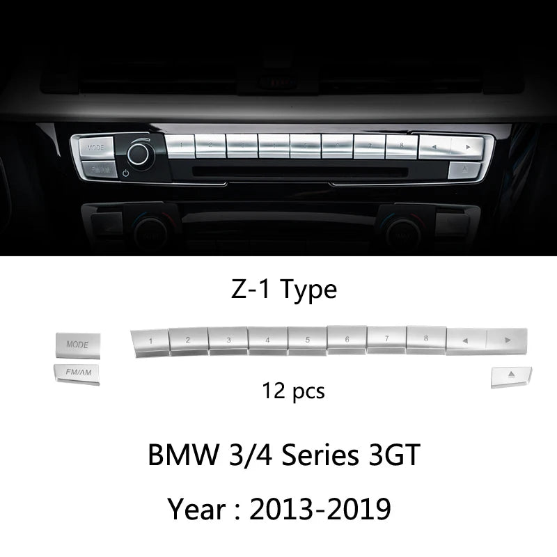 For BMW 3 4 Series 3GT F30 F31 F32 F34 F36 316li 320li Car Accessories Control Gear Shift panel decorative strip cover trim - PST PS Tradings