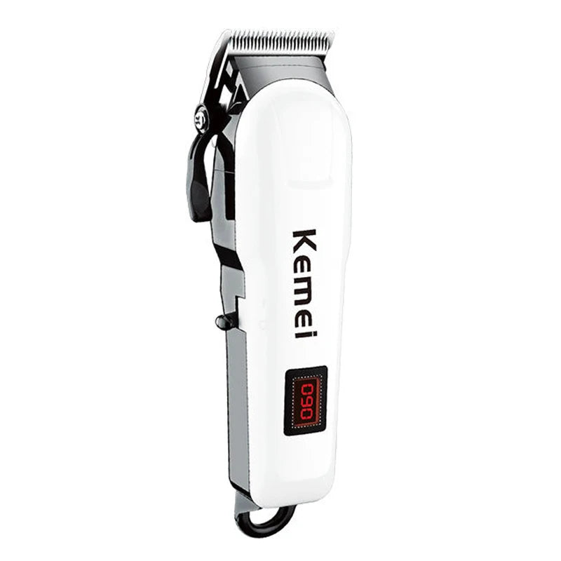 Kemei Professional hair clipper cordless hair trimmer beard for men electric hair cutting kit rechargeable haircut machine - PST PS Tradings