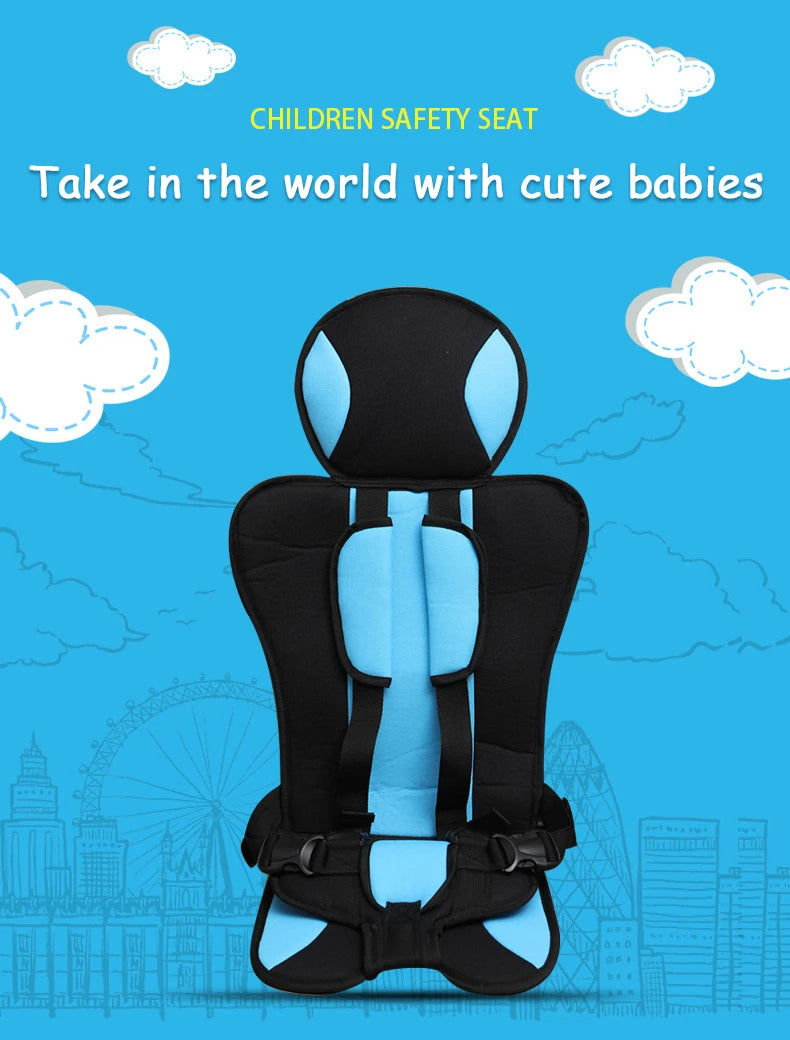 Car Child Safety Seat Simple Portable Baby Cushion Models Universal Seat Belt Fixed Baby Seat Cushion - PST PS Tradings