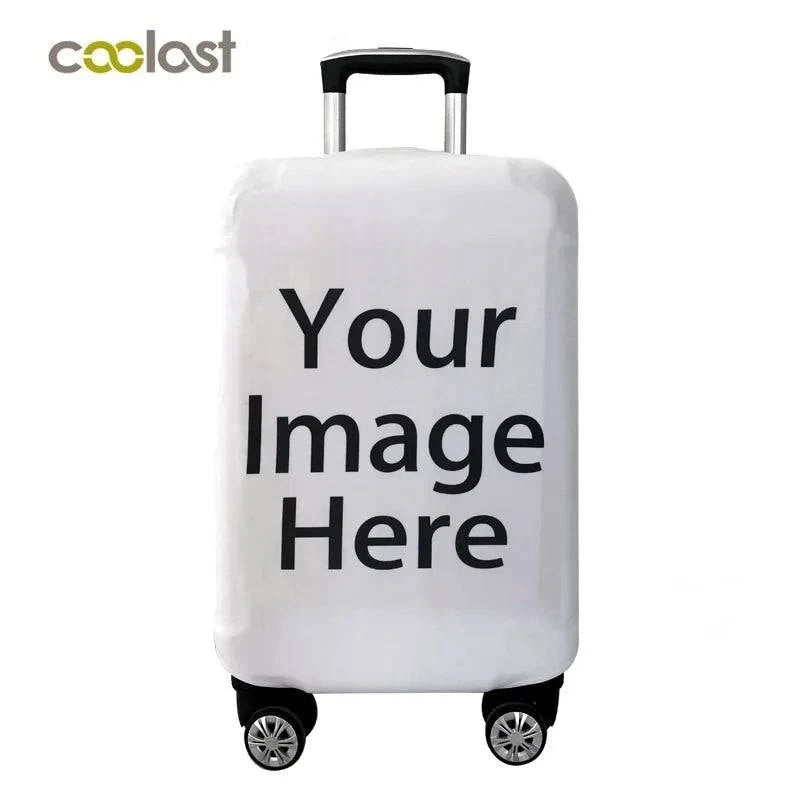 Customize Your Image / Name / Logo Luggage Cover Travel Accessories Elastic Suitcase Protective Covers Anti-dust Case Cover - PST PS Tradings