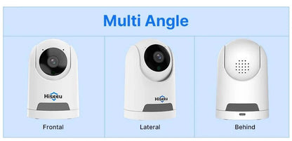 Hiseeu 2K 4MP PTZ IP Camera WIFI Wireless Smart Home Security Surveillance Camera Two-way Audio Indoor Baby Pet Monitor Camera - Property & Safety Tradings