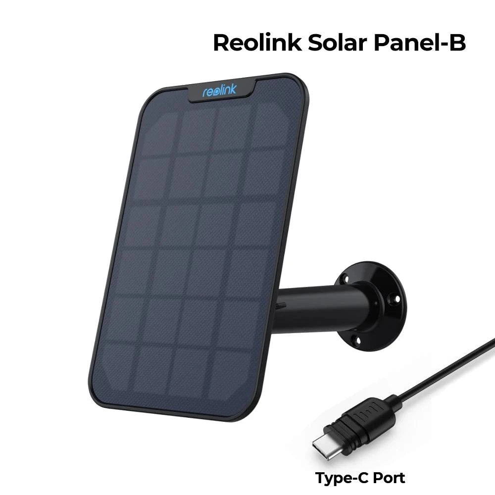 Reolink Solar Panel with 4m cable for Reolink rechargeable battery cameras Solar Panel for Argus 3 Pro/Argus PT/Trackmix/Duo 2 - Property & Safety Tradings