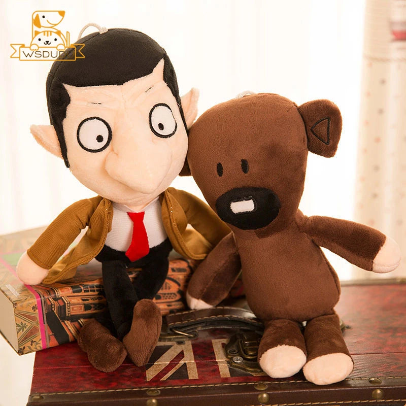 Fun Mr Bean Teddy Bear Plush Toy Comedy Cartoon Movie Figure Cute Animal Baby Stuffed Doll Mini Pillow Decor Soft Children Gifts