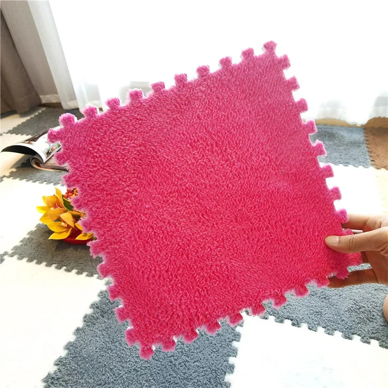 20pcs Soft Floor Mat for Kids, Stain Resistant Living Room Rug, Interlocking Puzzle Mat for Baby Crawling, Bedroom Carpet