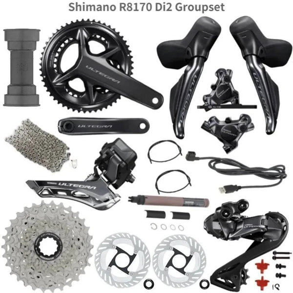 Shimano Ultegra Di2 R8170 2x12 Speed Groupset  Road Disc Brake Groupset - Property & Safety Tradings