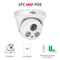 Hiseeu 5MP 3MP POE IP Security Surveillance Camera H.265+ Dome CCTV ONVIF Audio Record Motion Detection Indoor Home Roof - Property & Safety Tradings