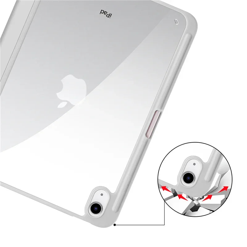 Case For iPad 10 2022 10th Generation 10.9 Clear Hard PC Back Shell Funda Capa For Apple iPad 10th Generation Cover A2757 A2777 - PST PS Tradings