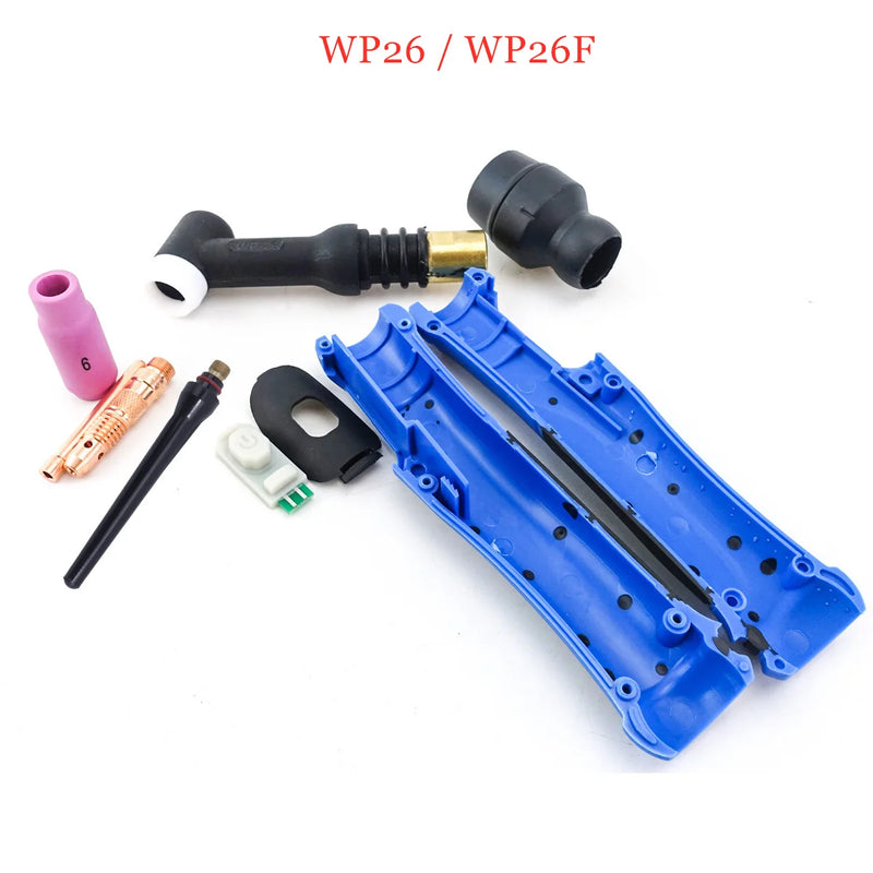 200A TIG Welding Torch WP26 WP26F WP26V WP26FV GTAW Argon Air Cooled Gas Valve Remote Control Gas Tungsten Arc Welding Gun