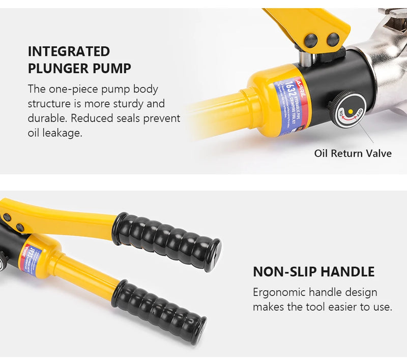 Europe Warehouse Hydraulic Pex Pipe Crimping Tools for Pex,Stainless Steel and Copper Pipe with TH,U,V,M,VAU jaws