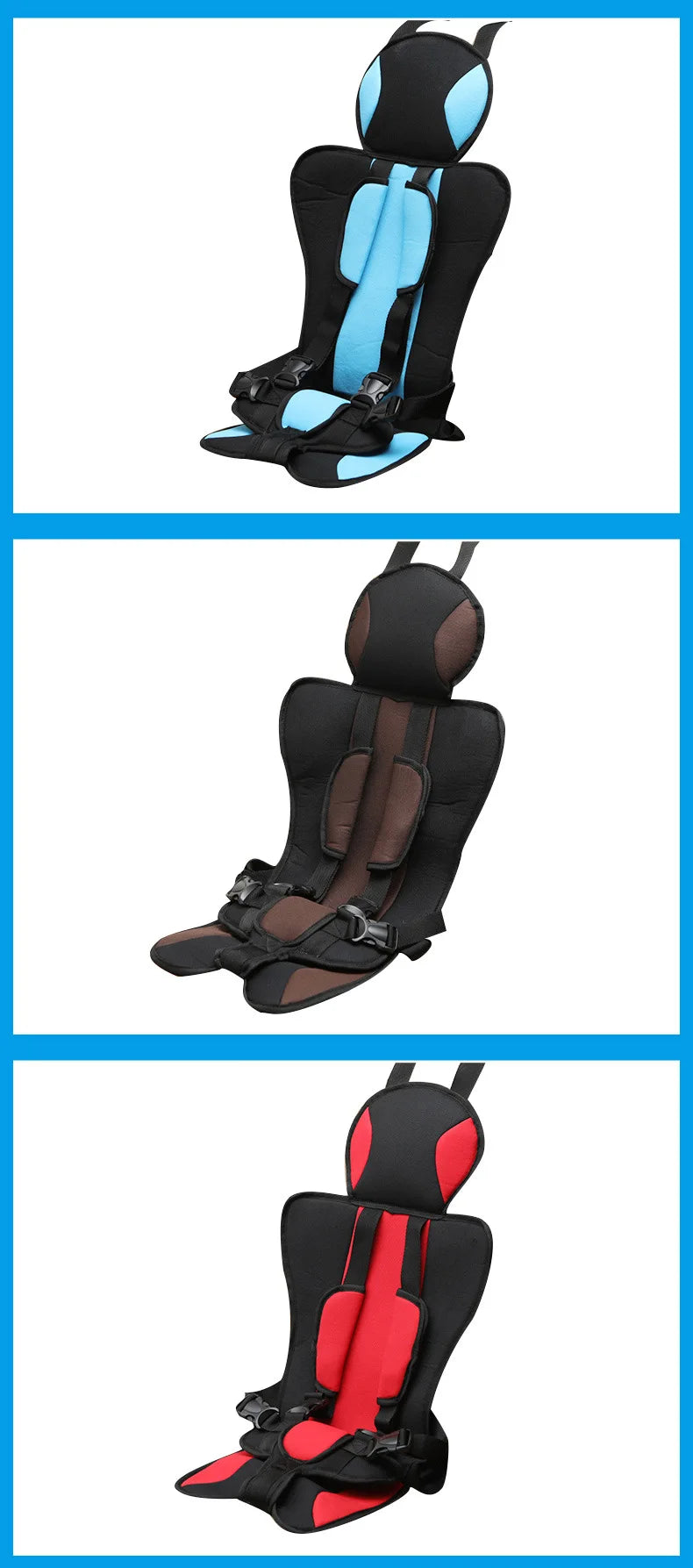 Car Child Safety Seat Simple Portable Baby Cushion Models Universal Seat Belt Fixed Baby Seat Cushion - PST PS Tradings