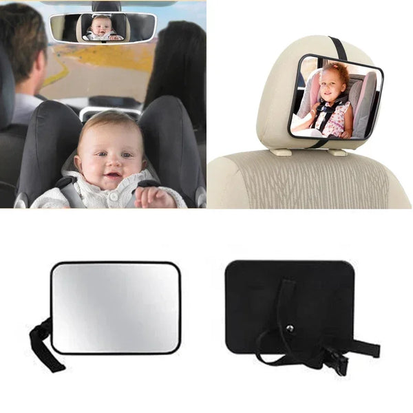 Car Rearview Mirror Baby Mirrors For Safety Interior Mirror Universal Car Seat Headrest Mirror Monitor Child Baby Safety Driving - PST PS Tradings