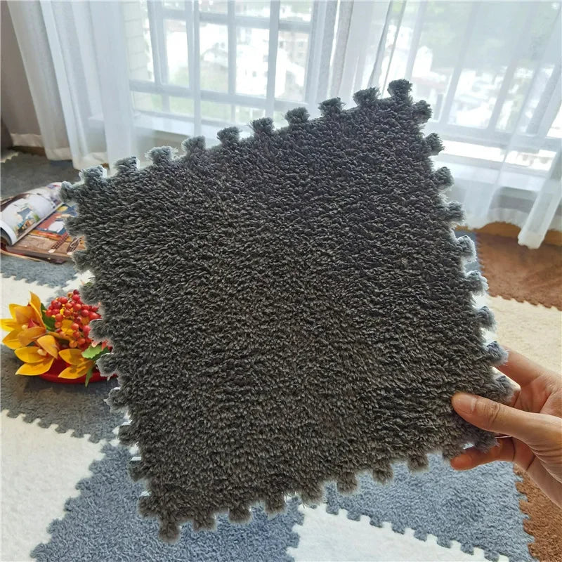 20pcs Soft Floor Mat for Kids, Stain Resistant Living Room Rug, Interlocking Puzzle Mat for Baby Crawling, Bedroom Carpet