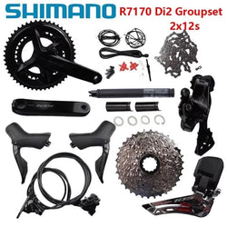 Shimano 105 Di2 Groupset R7170 12s Groupset  R7170 Brake R7100 Crankset R7150 FD R7150 RD Original Shimano - Property & Safety Tradings