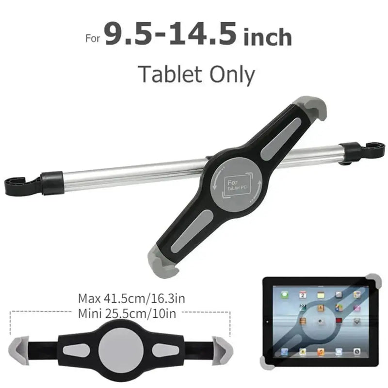 Tablet Holder for Tablet PC Car Back Seat Headrest Mounting Holder Tablet Universal 7-15'' for IPad Xiaomi Samsung Clip Mount - Property & Safety Tradings