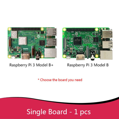 Original Raspberry Pi 3 Model B /3B+ Plus BCM2837 1.2G ,Raspberry Pi 3 B+ with 2.4G & 5G WIFI 4.2 Bluetooth and PoE