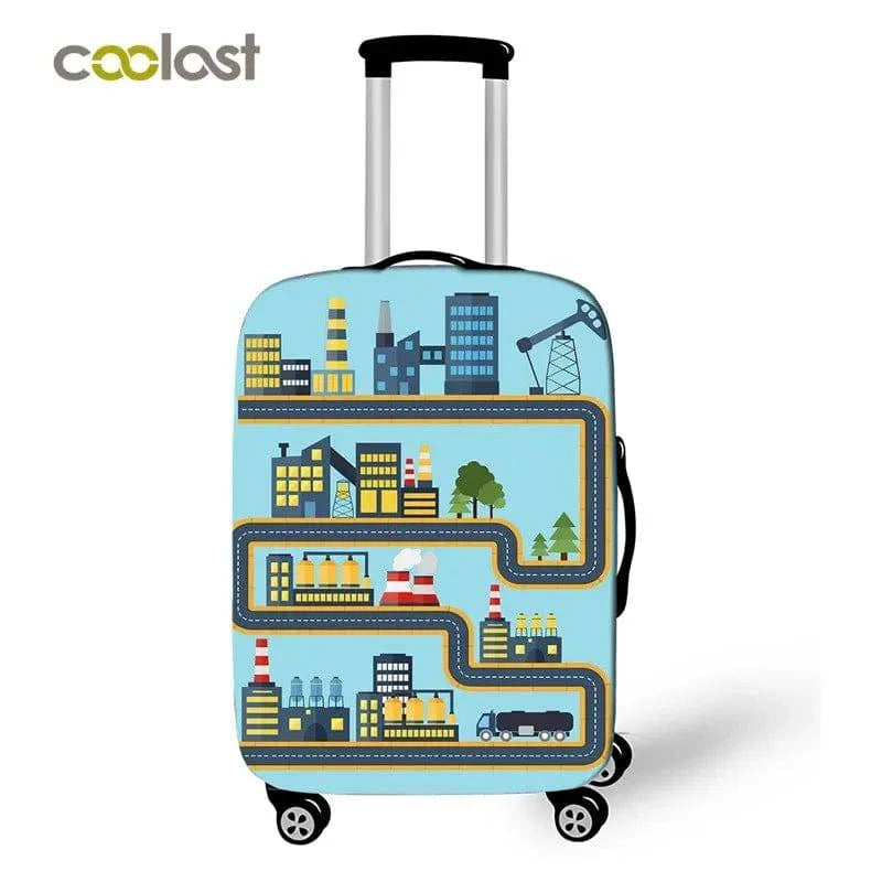 Customize Your Image / Name / Logo Luggage Cover Travel Accessories Elastic Suitcase Protective Covers Anti-dust Case Cover - PST PS Tradings