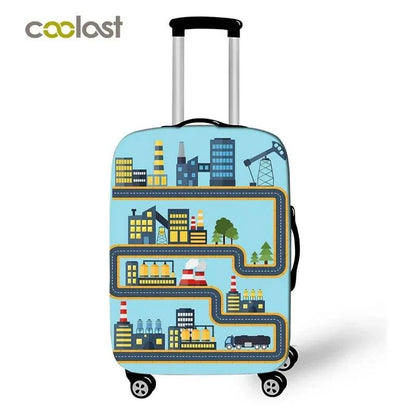 Customize Your Image / Name / Logo Luggage Cover Travel Accessories Elastic Suitcase Protective Covers Anti-dust Case Cover - PST PS Tradings